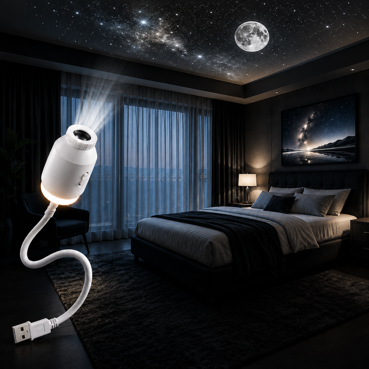 COSMO™ USB Galaksi Projektör