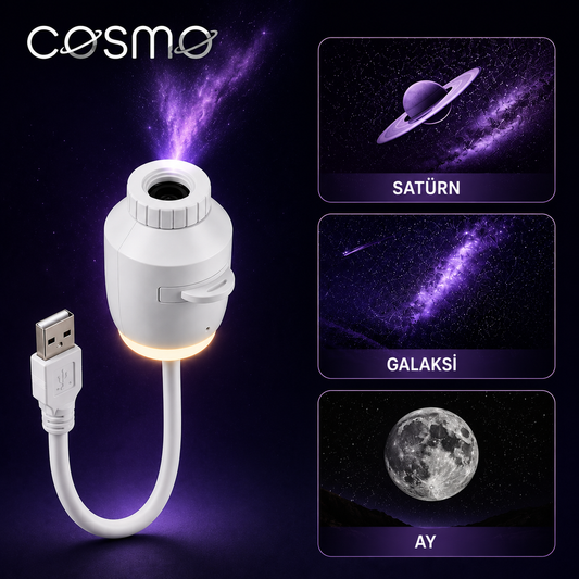 COSMO™ USB Galaksi Projektör